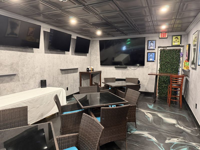Private event room seating in the Legends Lounge